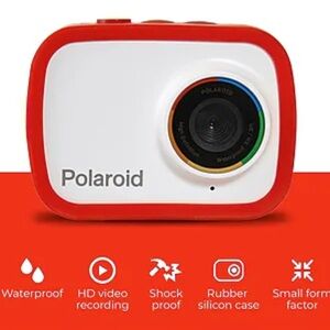 Polaroid Red iD757 Digital Action Camera